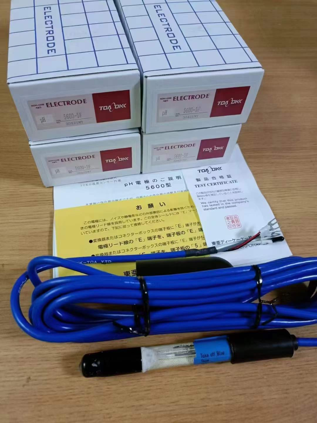 电商MRO供应链今日推荐日本TOADKK东亚电波PH电极5600-5F标准膜探头用于半导体和科研院校及实验室