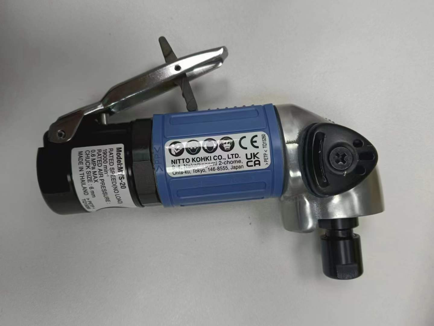 电商今日推荐日本NITTOKOHKI日东工器 MYS-20气动抛光机小巧轻便型，带锁杆式开关