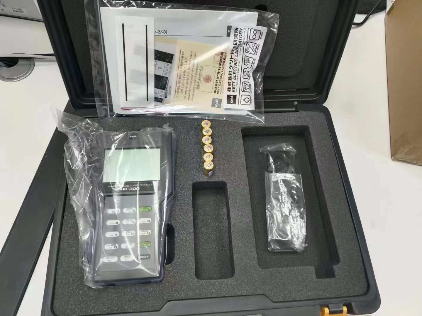 电商MRO供应链今日推荐日本KETT凯特纸水分HK-300+PU-173组合