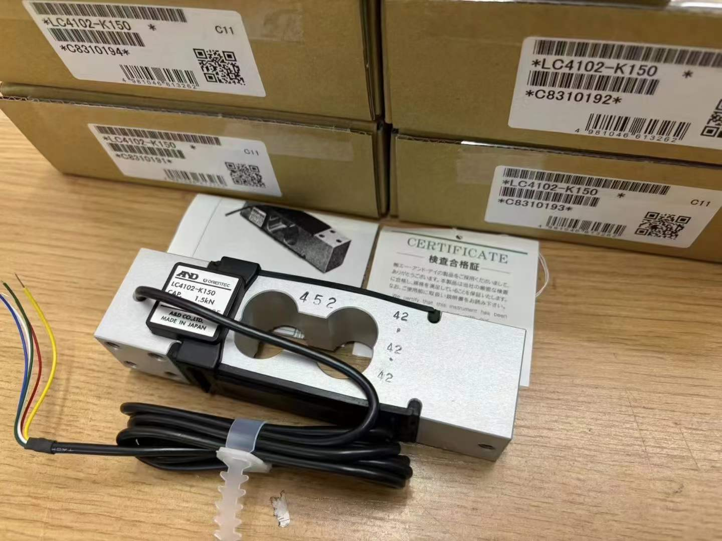 电商MRO供应链今日到货推荐日本AND爱安德 LC4102-K150单点紧凑型称重传感器