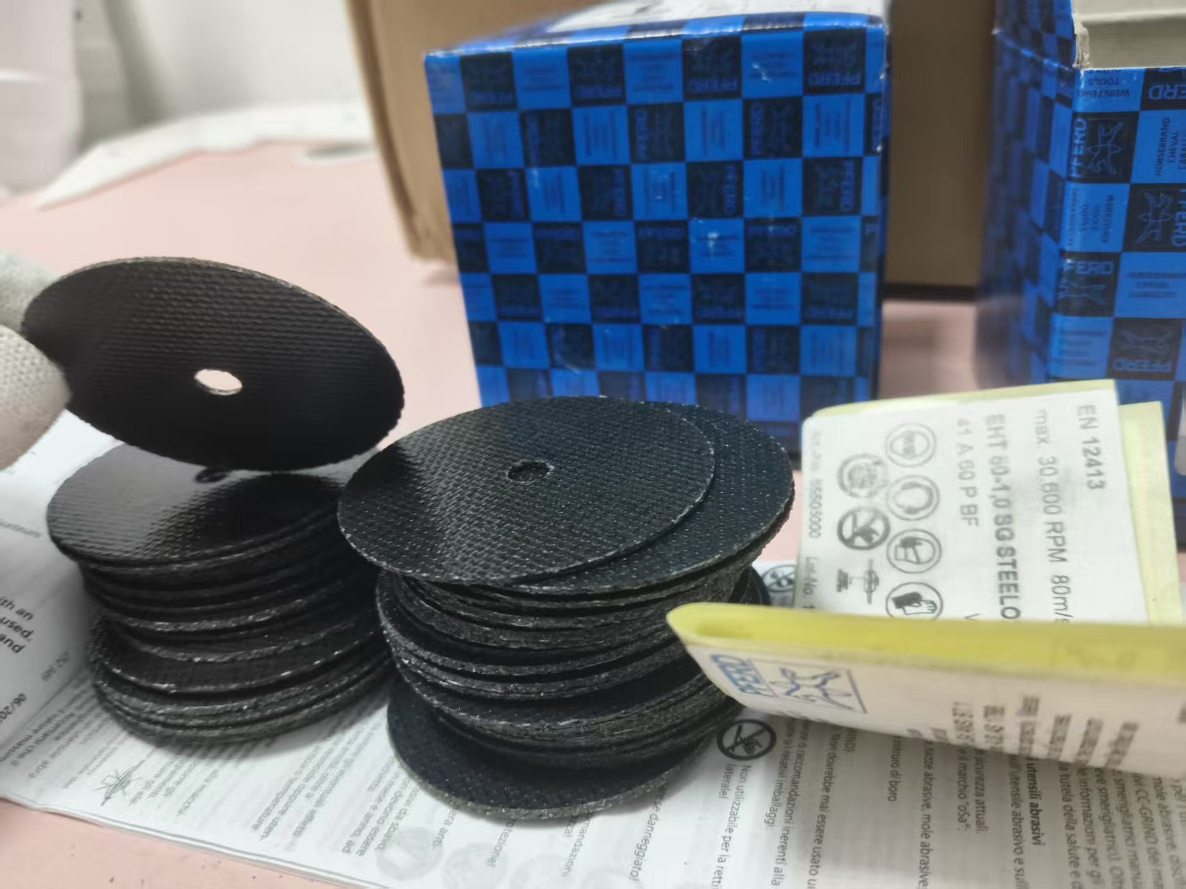 电商MRO供应链德国PFERD马圈 切割片 EHT 125-1,0 SG STEELOX