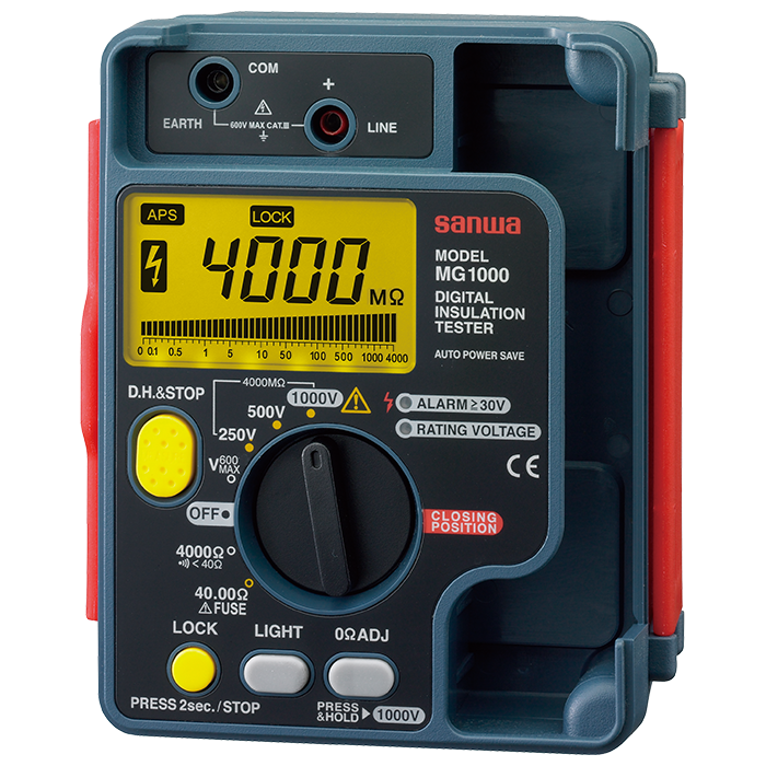 日本SANWA三和电气绝缘欧姆表MG1000型