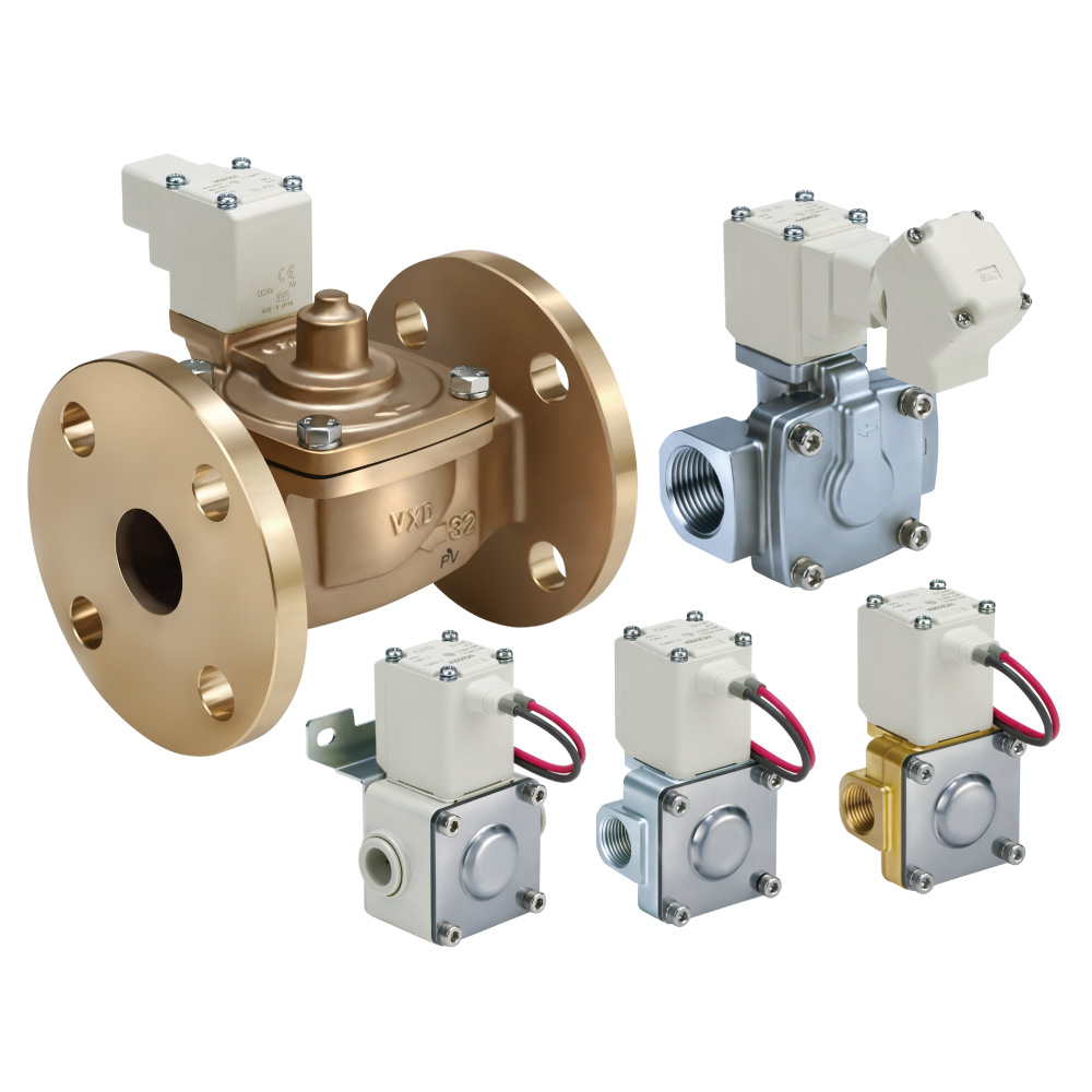 电商MRO供应链SMC 电磁阀 VXD260NZ1G AC220V 1MPa 25mm