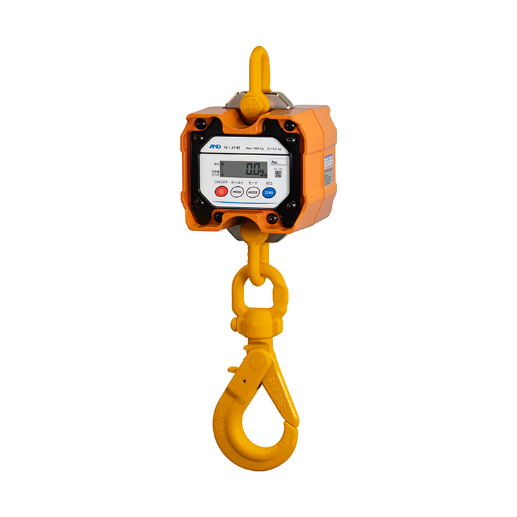 日本AND爱安德带外部指示器的防尘防水起重秤FJ-1.5T-BT