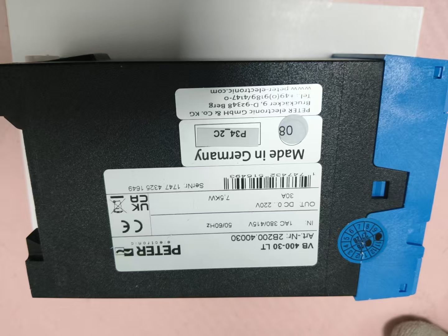 电商MRO供应链德国PETER制动器VB400-30LT软起动器设备