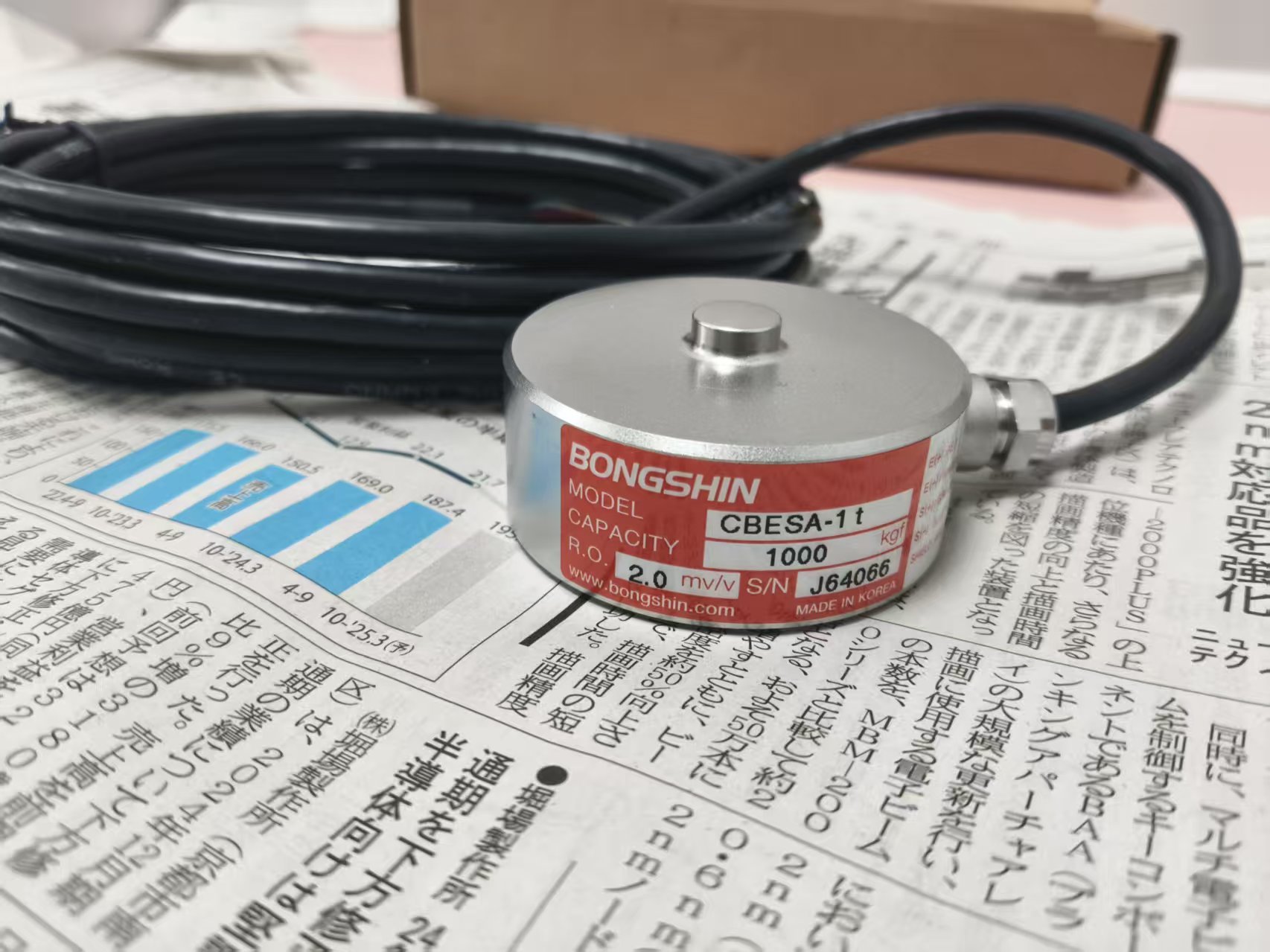 电商MRO供应链韩国BONGSHIN信奉 压力传感器 CBESA-1T(1000KG)