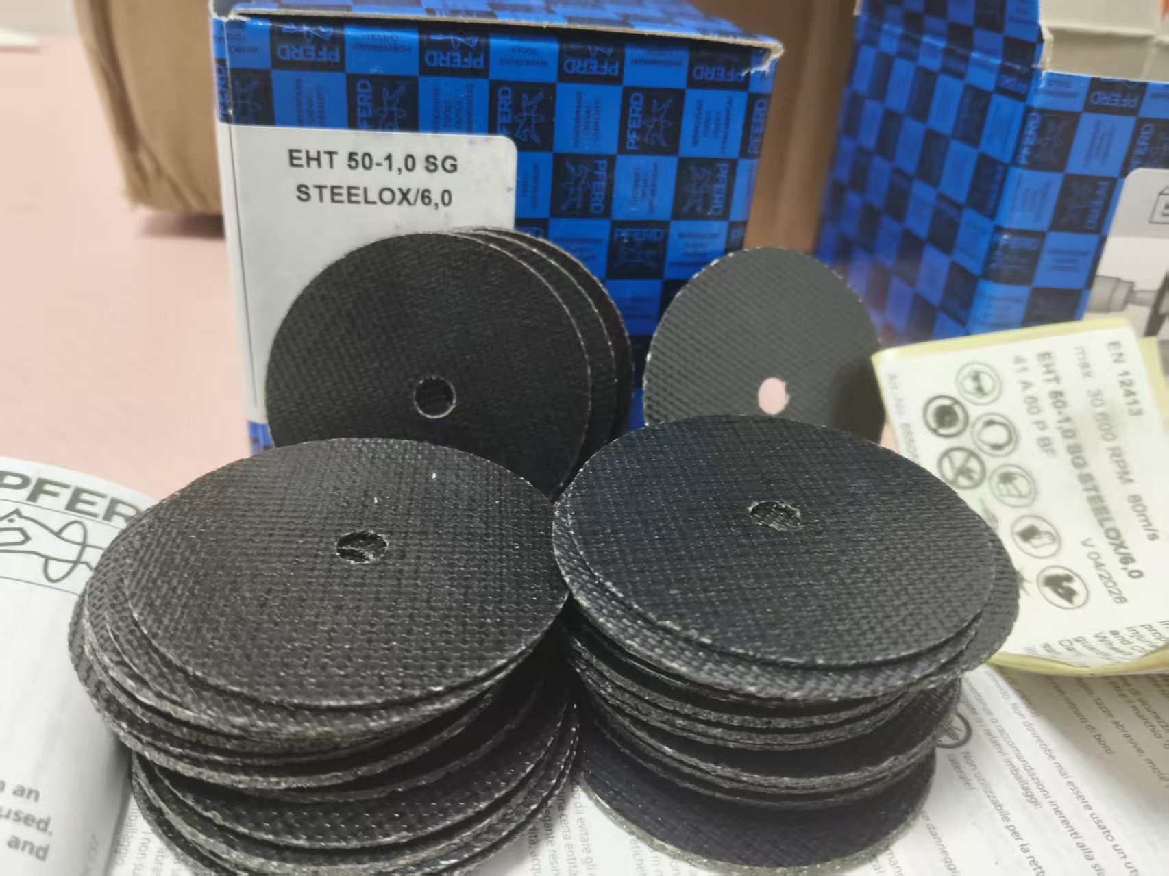 电商MRO供应德国PFERD马圈 切割片 EHT 125-1,0 SG STEELOX