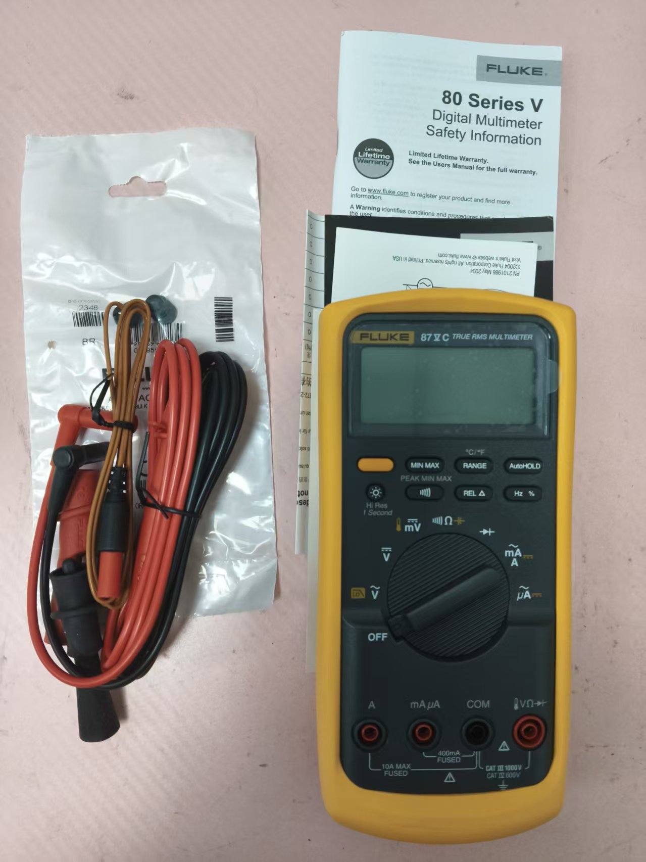 电商MRO供应链美国FLUKE福禄克 万用表 87VC