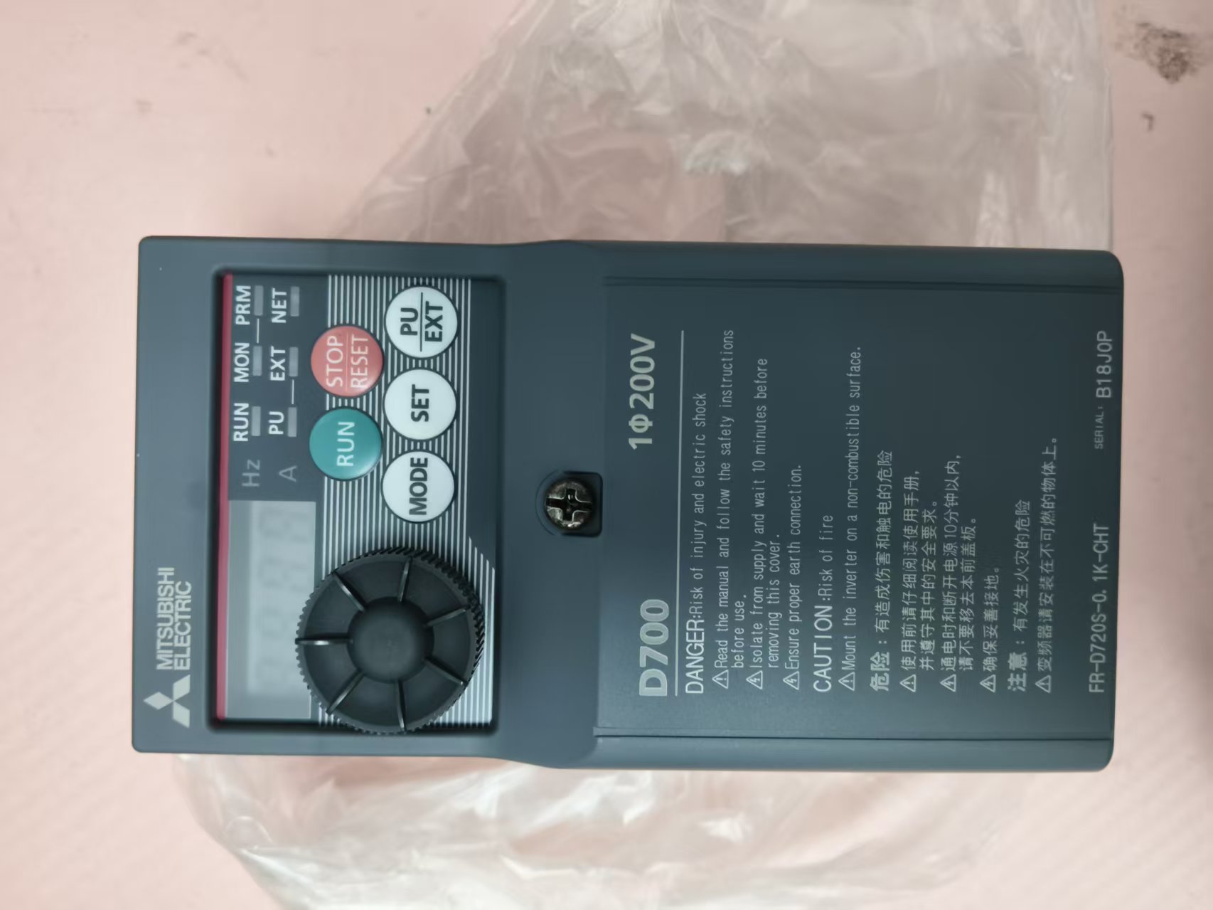 电商MRO供应链日本mitsubishi三菱 变频器  FR-D720S-0.1K-CHT