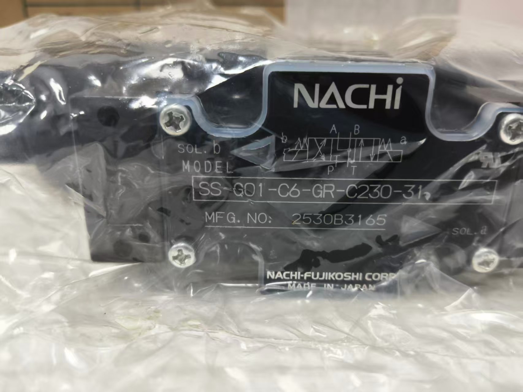 电商MRO供应链日本NACHI不二越电磁控制阀 SS-G01-C6-GR-C230-31