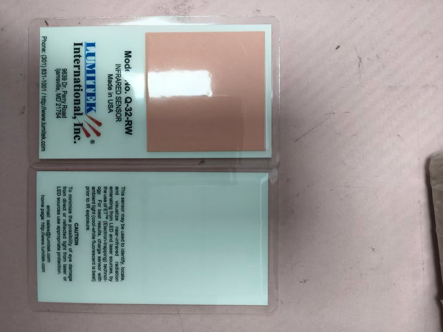 电商MRO供应链美国LUMITEK 感光卡Q-32-RW