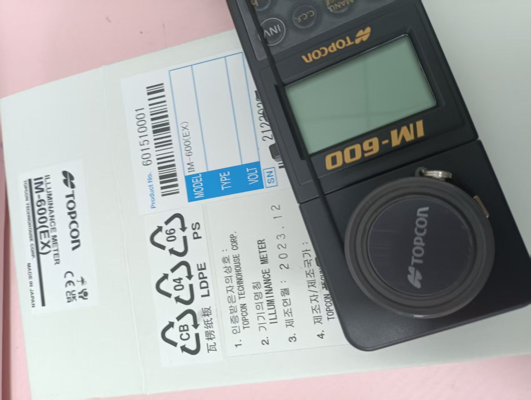 电商MRO供应链日本TOPCON拓普康照度计IM-600