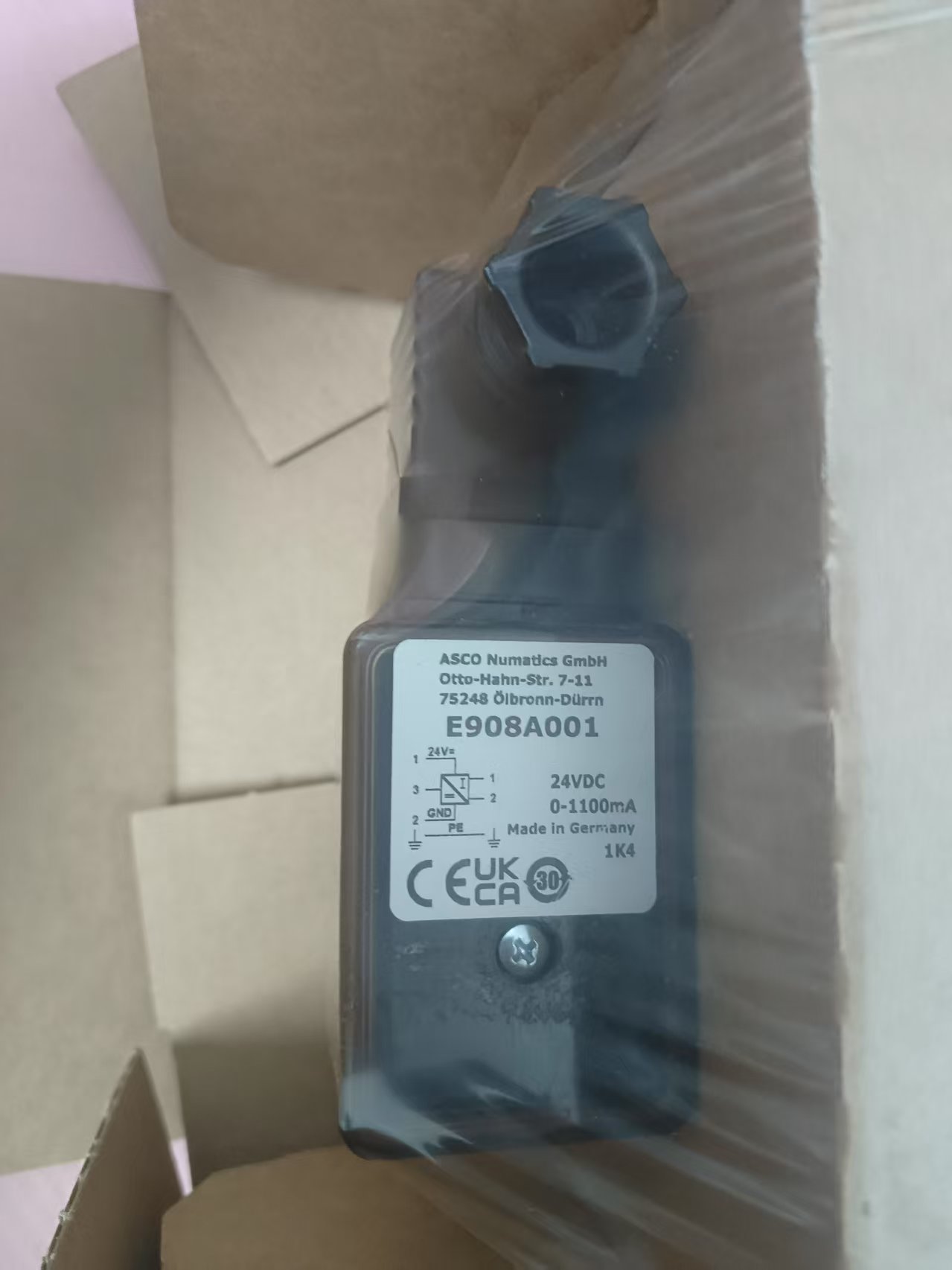 电商MRO供应链美国 ASCO-艾默生 电磁阀 E908A001