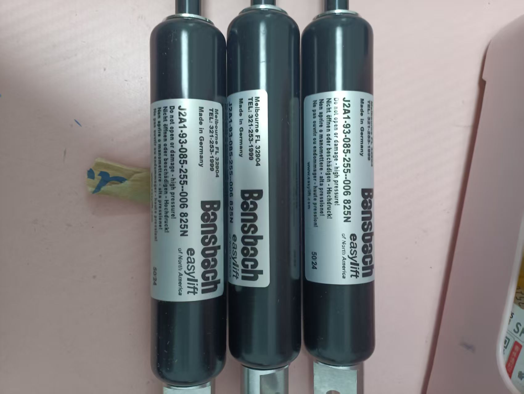 电商MRO供应链德国Bansbach 氮气弹簧J2A1-93-085-255-006 825N