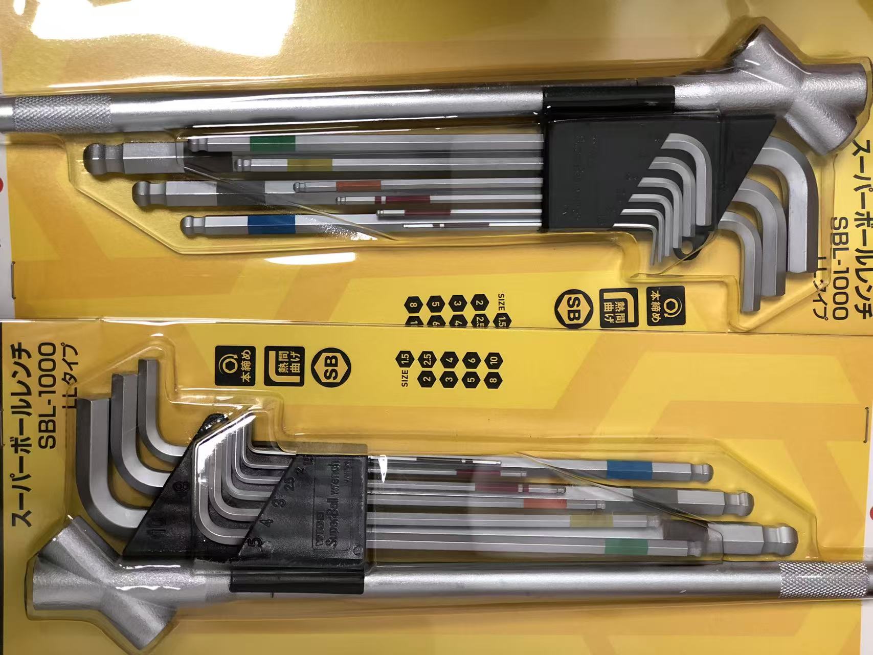 电商MRO供应链推荐日本WISE 若穂 內六角 附加力扳手   SBL-1000