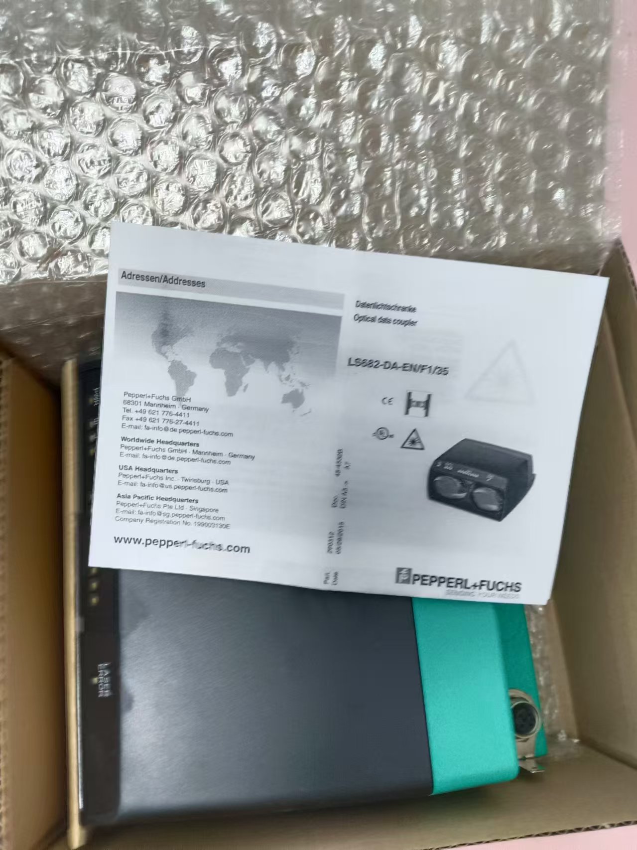 电商MRO供应链推荐德国P+F 倍加福   光通信耦合器   LS682-DA-ENF135