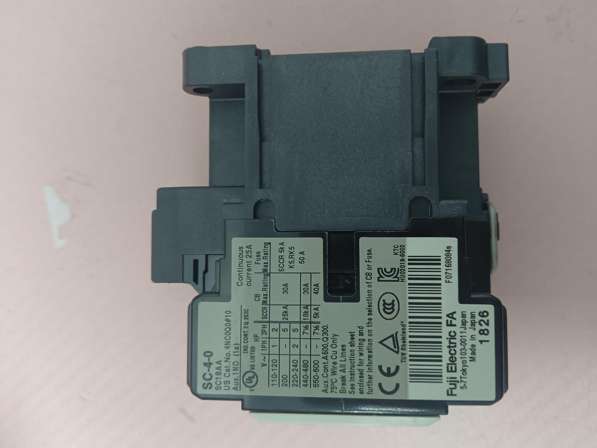 电商MRO供应链推荐日本FUJI 富士电机   接触器   SC-4-0