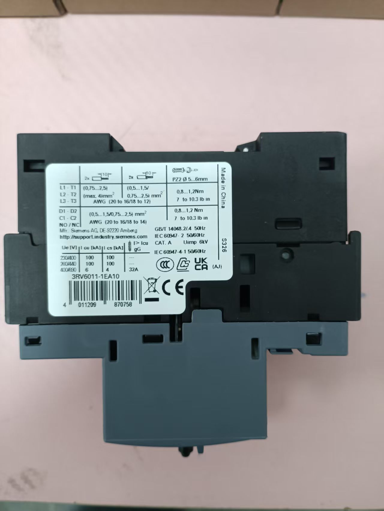 电商MRO供应链日本西门子 断路器 3RV6011-1EA10