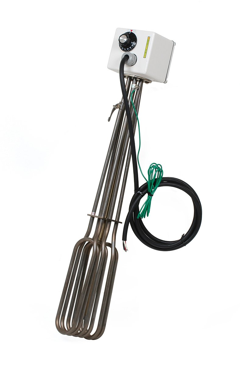 日本八光HAKKO海水专用带温控投入式加热器BTT4210