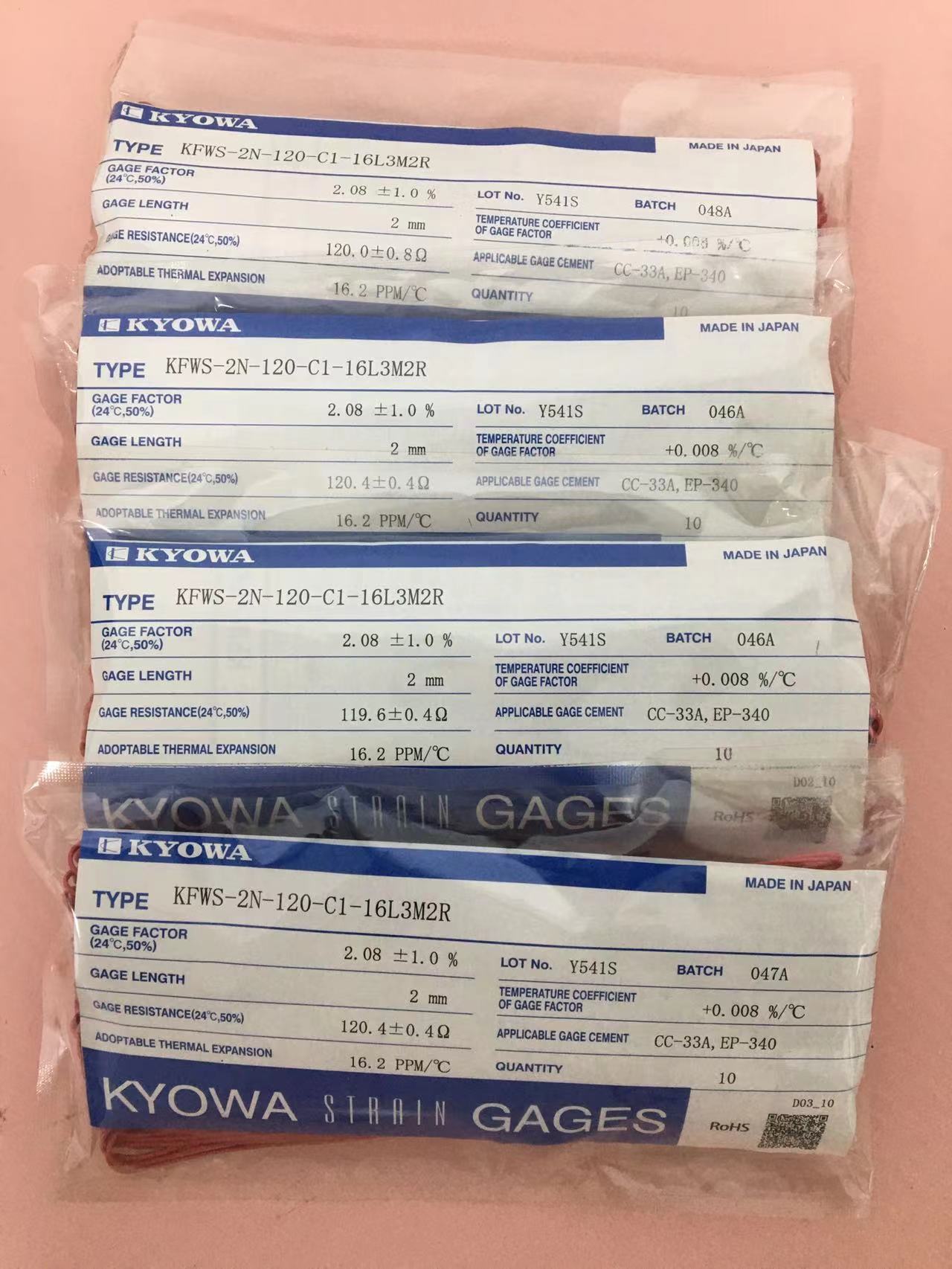 电商MRO供应链日本KYOWA共和应变片KFWS-2N-120-C1-16L3M2R