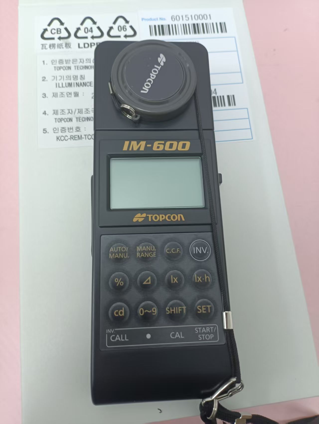 电商MRO供应链推荐日本TOPCON 拓普康   照度计   IM-600