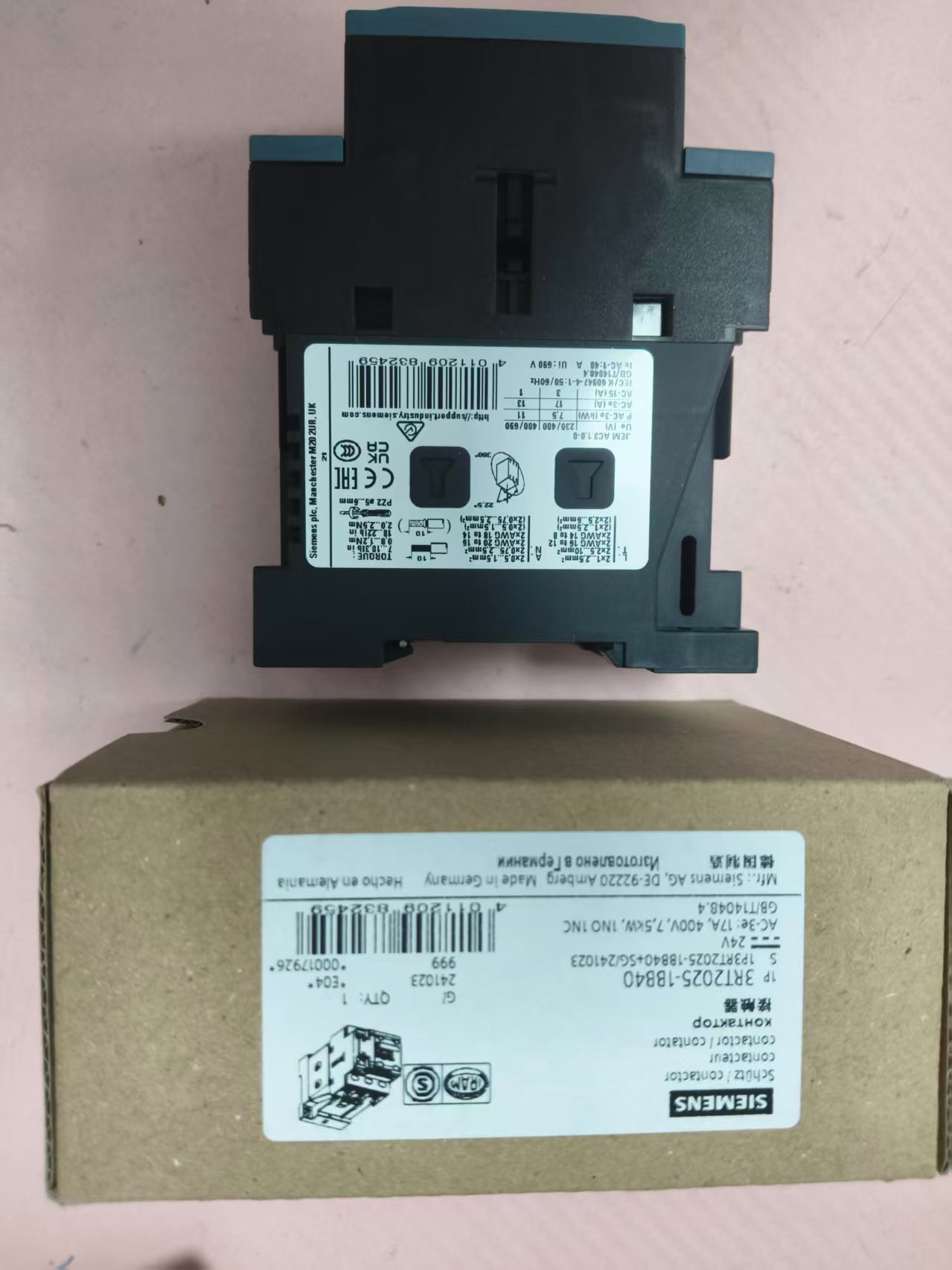 电商MRO供应链德国SIEMENS 西门子 接触器   3RT2025-1BB40技术解析