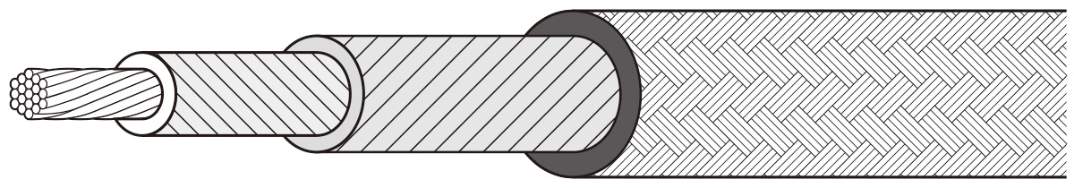 日本八光HAKKO镍玻璃耐热电线8351NG00N