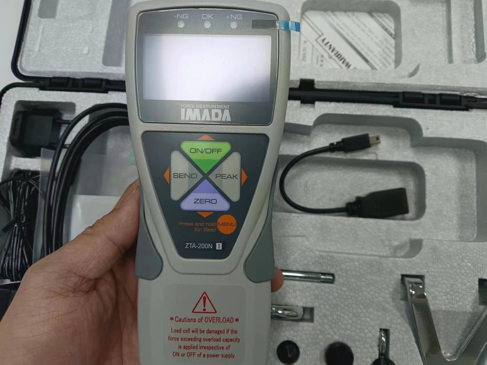 电商MRO供应链日本IMADA依梦达 推拉力计ZTA-200N