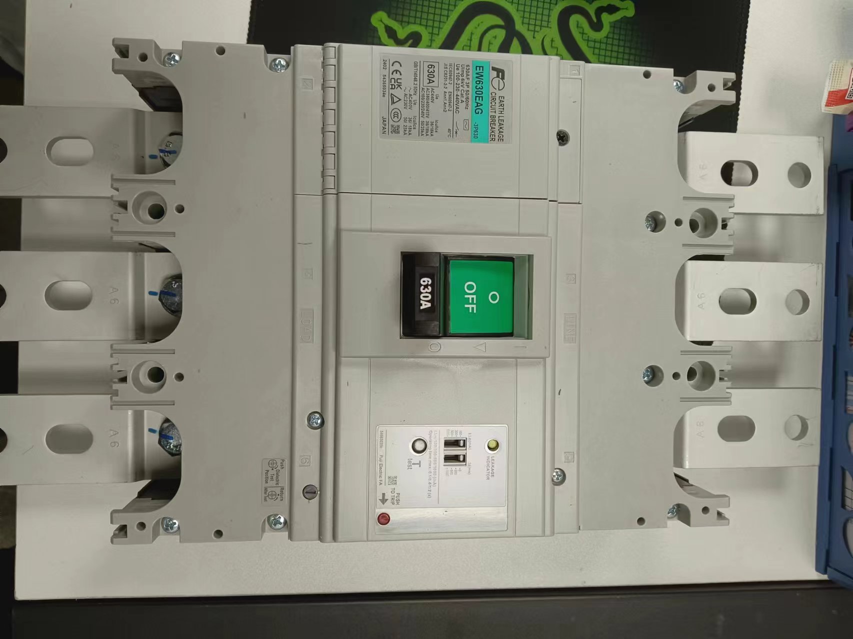 电商MRO供应链日本FUJI富士电机三相漏电开关EW630EAG-3P630J