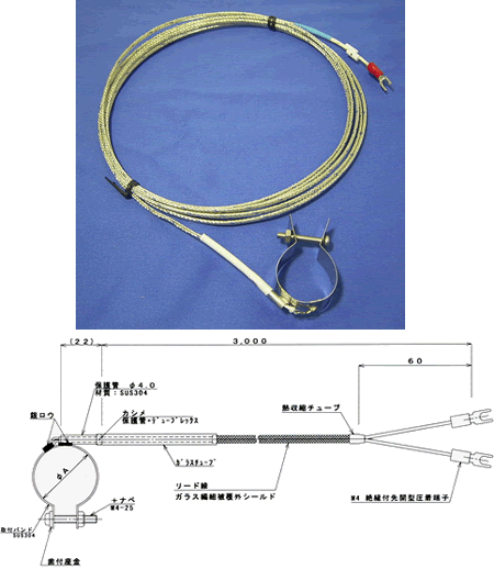 日本JUST绑带式安装传感器TSKB40