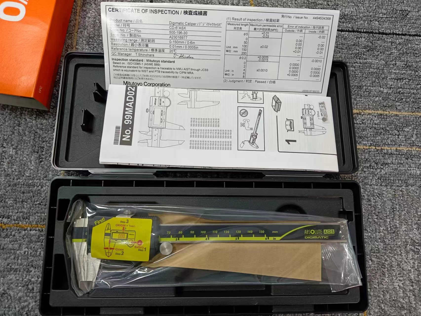 电商MRO供应链日本Mitutoyo三丰 数显卡尺 500-196-30 电子卡尺