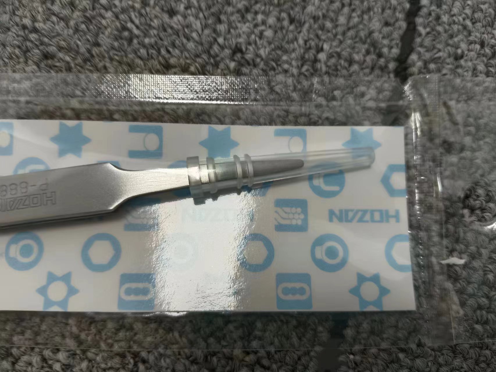 电商MRO供应链HOZAN宝山平头铲形镊子 P-888