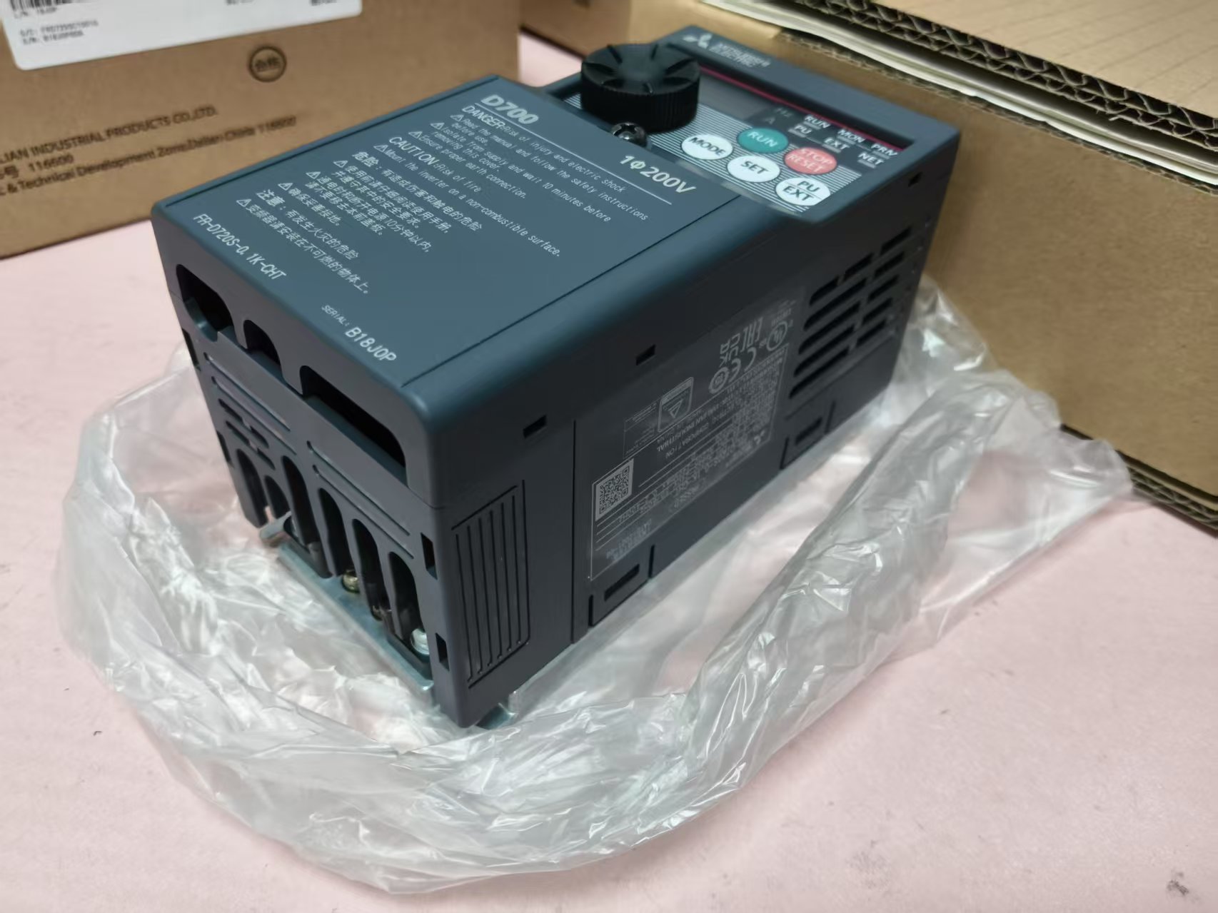 电商MRO供应链推荐日本Mitsubishi 三菱   变频器   FR-D720S-0.1K-CHT