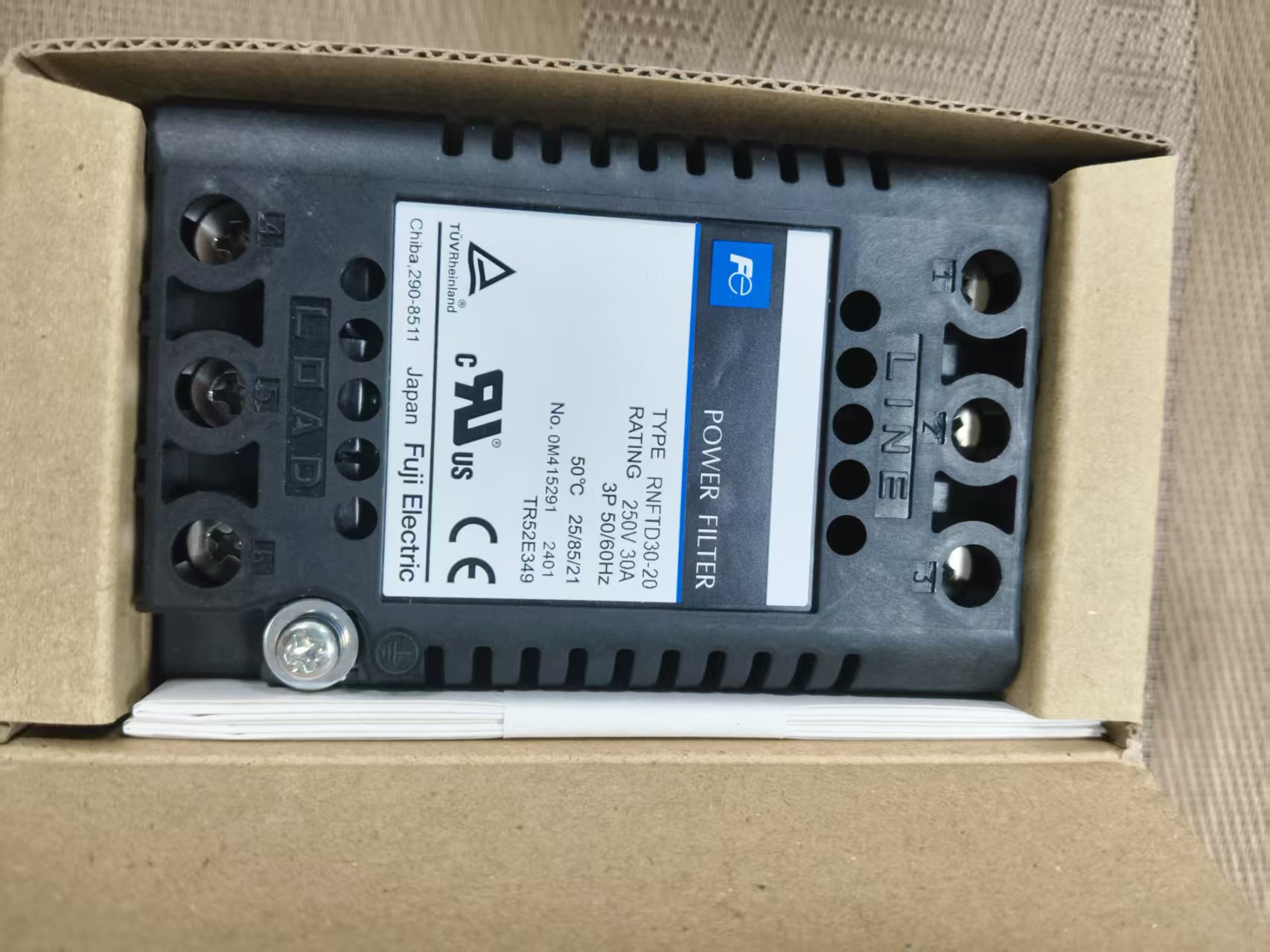 电商MRO供应链推荐日本Fuji富士电机   滤波器   RNFTD30-20