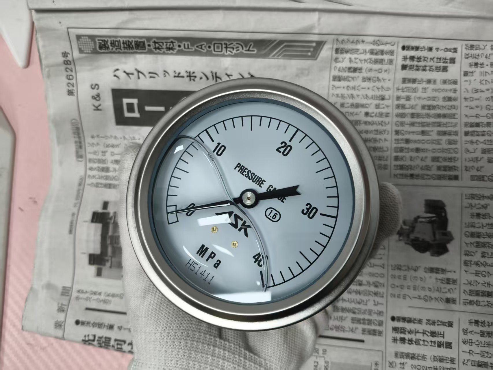 电商MRO供应链日本ASK   压力表   OPG-DU-G38-75x40MPa技术解析