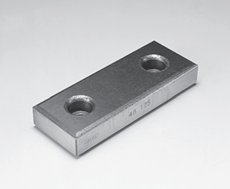 日本Oiles奥依莱斯 含弥散固体润滑剂的烧结多层轴承Oiles 2000系列20mm厚双孔型耐磨板CWPT-100150