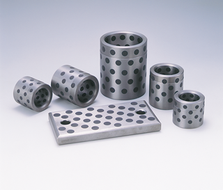 日本Oiles奥依莱斯 内嵌固体润滑剂的铸铁轴承Oiles 500F-SL1系列导向衬套FGB-608090