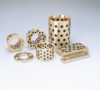 日本Oiles奥依莱斯 含镶嵌式固体润滑剂的特种高强度黄铜轴承500SP5 SL1系列超薄衬套SP5B-060808