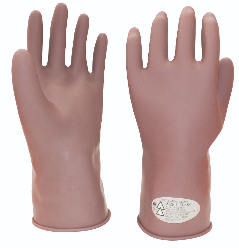 日本YOTSUGI四木 绝缘用保护具类 出口用低压橡胶手套YS-102-43-02