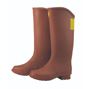 日本YOTSUGI四木 绝缘用保护具类 绝缘橡胶长靴（绘栗色）YS-111-14-02