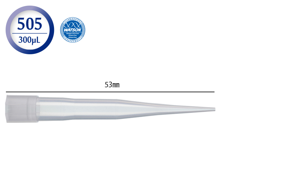 日本WATSON沃森 300 µL 移液吸头120-505C