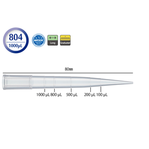 日本WATSON沃森 1000 µL移液吸头110-804C