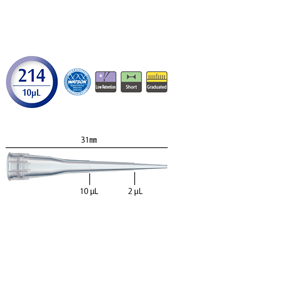 日本WATSON沃森 移液吸头 低吸附吸头121-214CLS