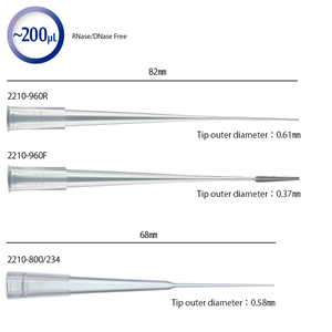 日本WATSON沃森 移液吸头 凝胶电泳上样吸头2210-234