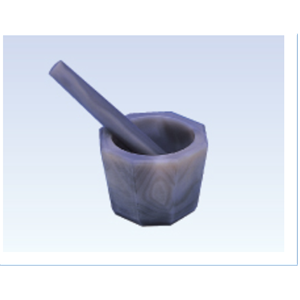 日本 ITOH 伊藤 SSU-80 超深型 Meno 玛瑙研钵 超深乳钵杵套套装