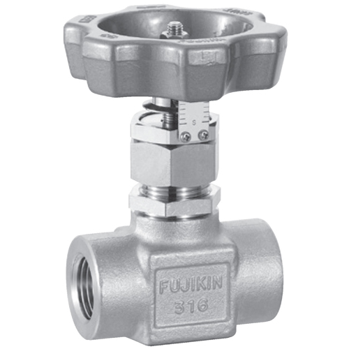 日本Fujikin富士金 手动球形阀带开闭指示器的针阀US-127GA-R