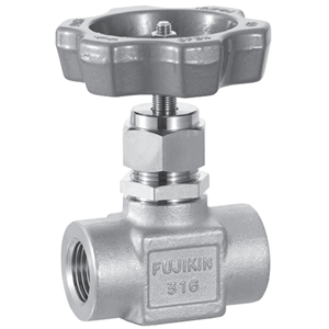 日本Fujikin富士金 带面板螺母的手动球形针阀US-127PA-R