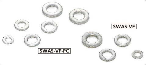 NBK SWAS-4-VF 真空专用平垫圈（通槽型）｜半导体 / 腔体 低发尘 低漏气