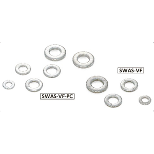 NBK SWAS-5-VF 真空专用平垫圈（通槽型）｜半导体 / 腔体 低发尘 低漏气