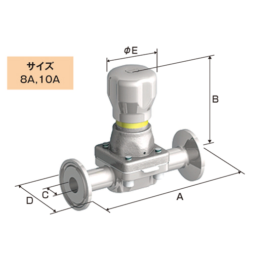 日本Fujikin富士金 手动穿戴隔膜阀BNWUM-8PE-7DA